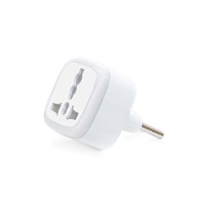 hadron-a10 مبدل و تبدیل 3 به 2 دوشاخه برق هادرون HADRON مدل A10-1 سفید از فروشگاه لایفینو یزد